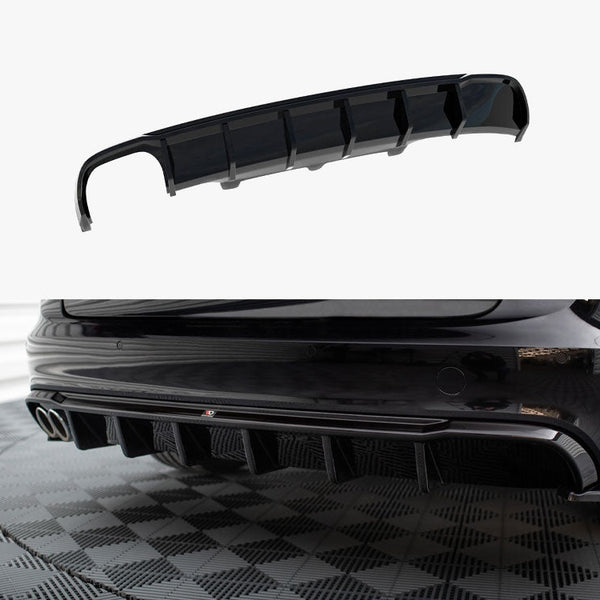 Audi - A6 Sedan / Avant C7 (Single side dual exhaust version): Maxton Rear Diffuser