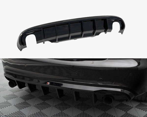 Audi - S5 / A5 S Line Coupe / Cabrio 8T (Version with single exhausts on both sides): Maxton Rear Diffuser