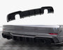 Audi - A3 S Line Sportback 8V Facelift (Version with single exhausts on both sides): Maxton Rear Diffuser