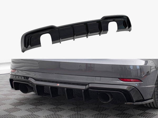 Audi - A3 S Line Sportback 8V Facelift (Version with single exhausts on both sides): Maxton Rear Diffuser