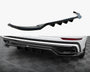 Audi - Q8 S Line MK1: Maxton Central Rear Splitter (Vertical Bars)