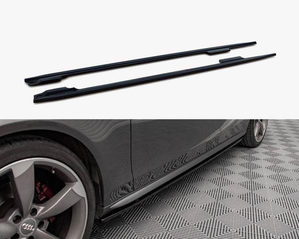 Audi - A4 / A4 S Line / S4 B8: Maxton Side Skirts V2