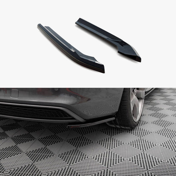 Audi - A4 S Line Avant B8 Facelift: Maxton Rear Side Splitters V2