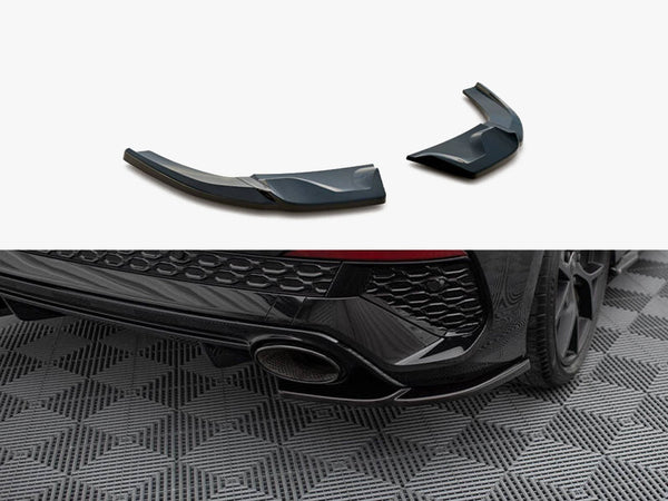 Audi - RS3 Sportback 8Y: Maxton Rear Side Splitters V1