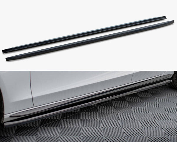 Audi - A4 / A4 S Line / S4 B8: Maxton Side Skirts V3