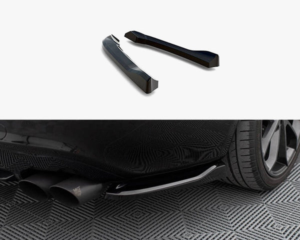 Audi - S5 / A5 S Line Coupe / Cabrio 8T: Maxton Rear Side Splitters V1