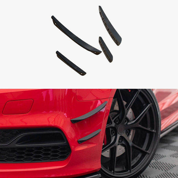 Audi - S3 / A3 S Line 8V Sedan / Cabrio: Maxton Front Bumper Wings (Canards)