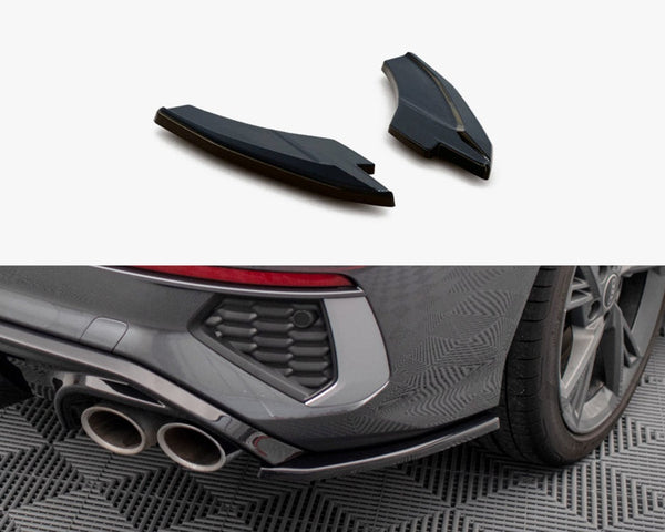 Audi - S3 Sedan 8Y: Maxton Rear Side Splitters V2