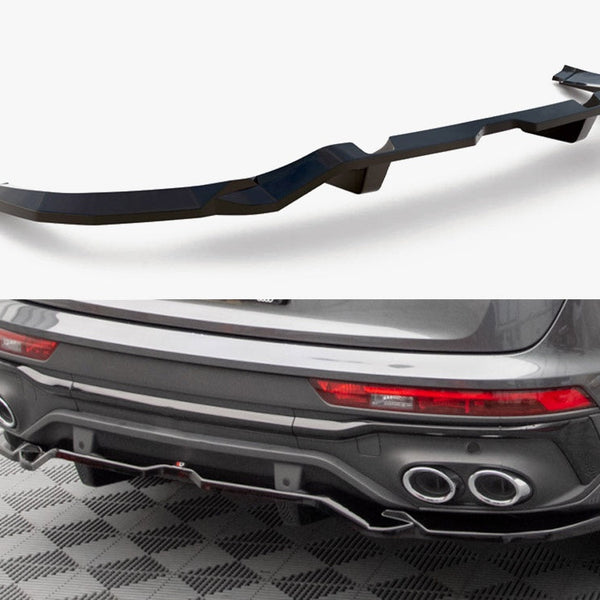 Audi - SQ5 / Q5 S Line Sportback MK2 Facelift: Maxton Rear Splitter (Vertical Bars)
