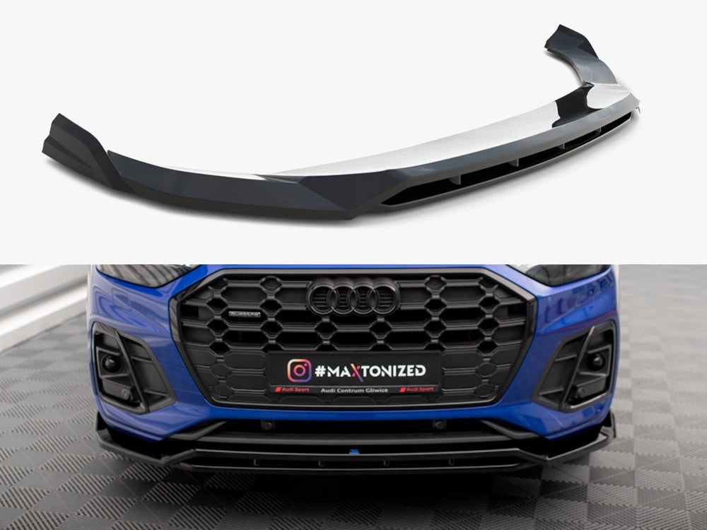 Audi - SQ5 / Q5 S Line SUV / Sportback MK2 Facelift: Maxton Front Splitter V1