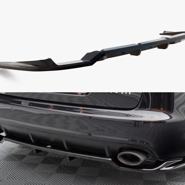 Audi - RS6 Avant C6: Maxton Central Rear Splitter (Vertical Bars)