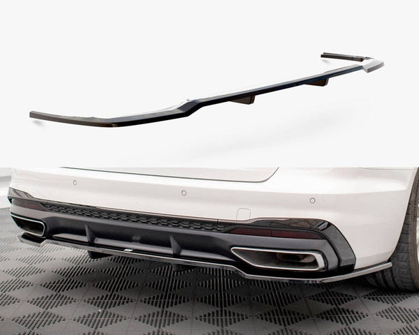 Audi - A4 S Line B9 Facelift: Maxton Central Rear Splitter (Vertical Bars)