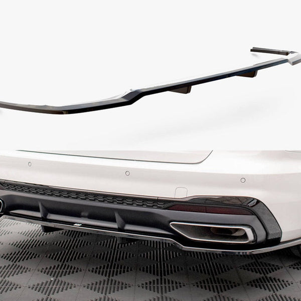 Audi - A4 S Line B9 Facelift: Maxton Central Rear Splitter (Vertical Bars)