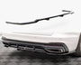 Audi - A4 S Line B9 Facelift: Maxton Central Rear Splitter (Vertical Bars)