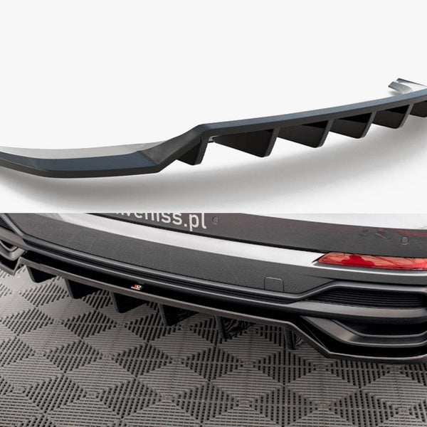 Audi - Q3 S Line SUV F3: Maxton Rear Splitter (Vertical Bars)