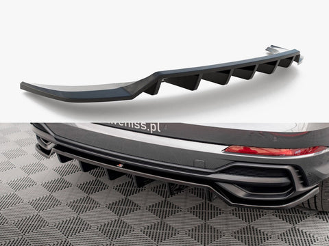 Audi - Q3 S Line SUV F3: Maxton Rear Splitter (Vertical Bars)