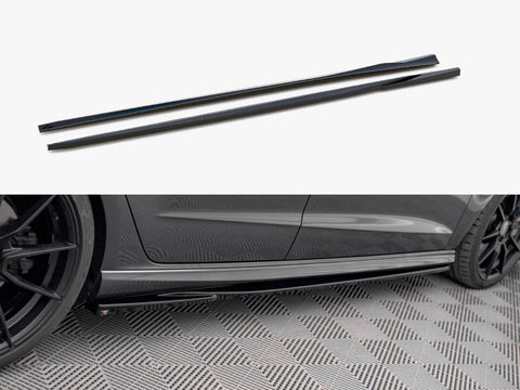 Audi - S3 / A3 S Line Sportback 8V Facelift: Maxton Side Skirts