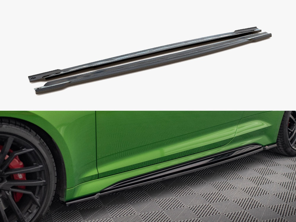 Audi - RS5 Coupe F5 Facelift: Maxton Side Skirts
