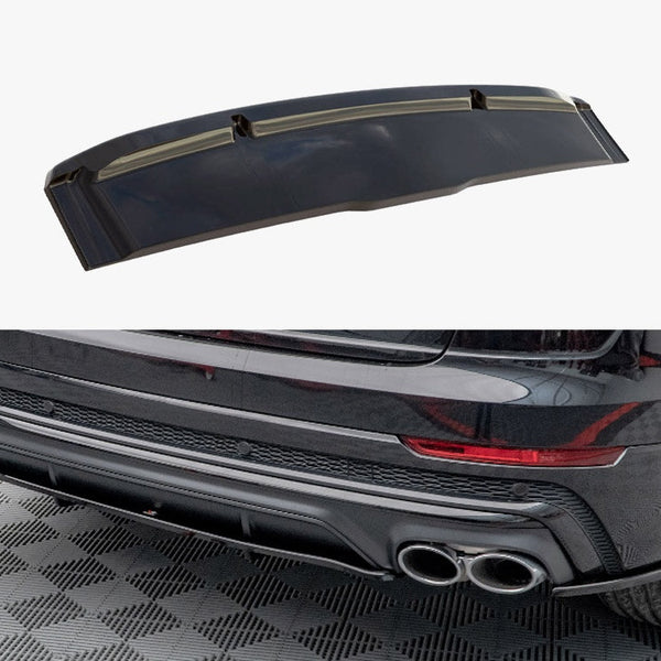 Audi - SQ8 MK1: Maxton Central Rear Splitter (Vertical Bars) V1