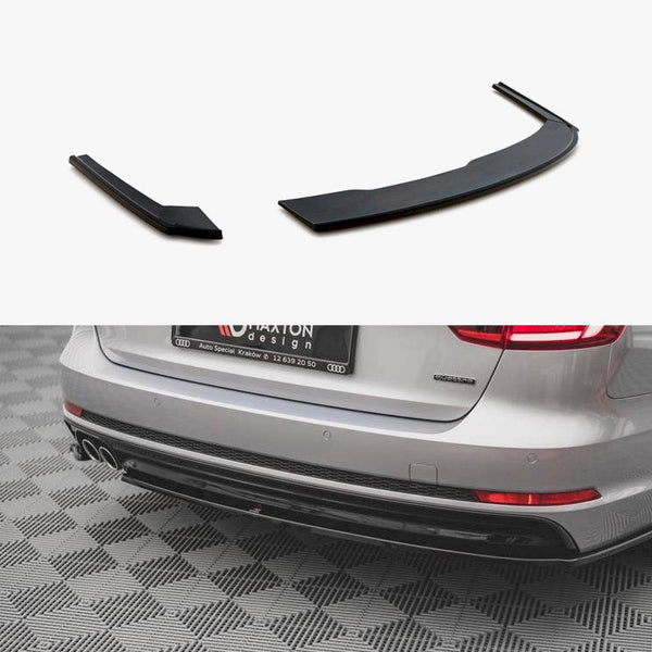 Audi - A4 S Line B9: Maxton Rear Side Splitters V2