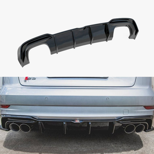 Audi - S3 Sedan 8V Facelift (2016-2020): Maxton Rear Diffuser