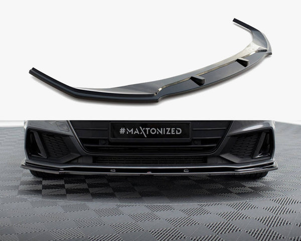 Audi - A7 S Line C8 / S7 C8 / C8 Facelift / S7 Facelift: Maxton Front Splitter V2