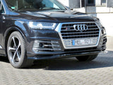 audi sq7 q7 s line mk2 2016 2020 maxton front splitter