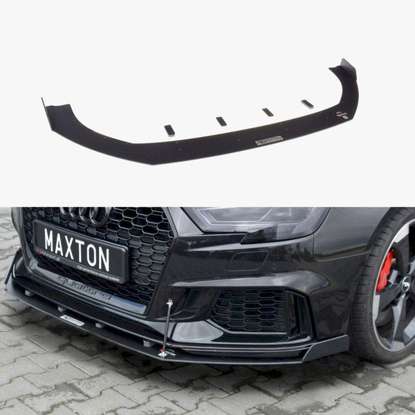 Audi - RS3 Sportback 8V Facelift: Maxton Front Racing Splitter V2
