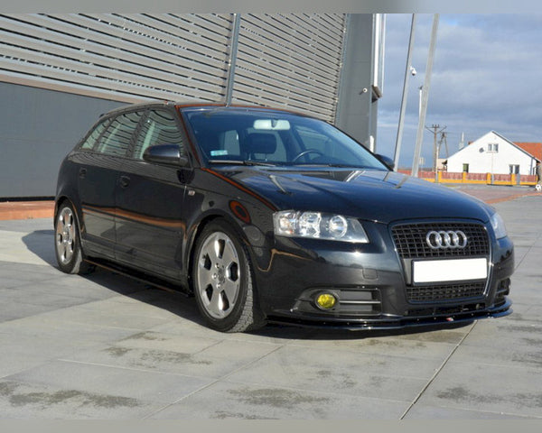 audi a3 sportback 8p 8p facelift 2004 2013 maxton side skirts splitters