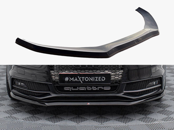 Audi - S4 / A4 S Line B8 Facelift: Maxton Front Splitter V1