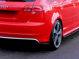 audi rs3 8p 2011 2012 maxton rear side splitters