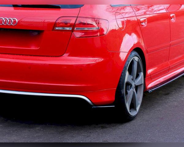 audi rs3 8p 2011 2012 maxton rear side splitters