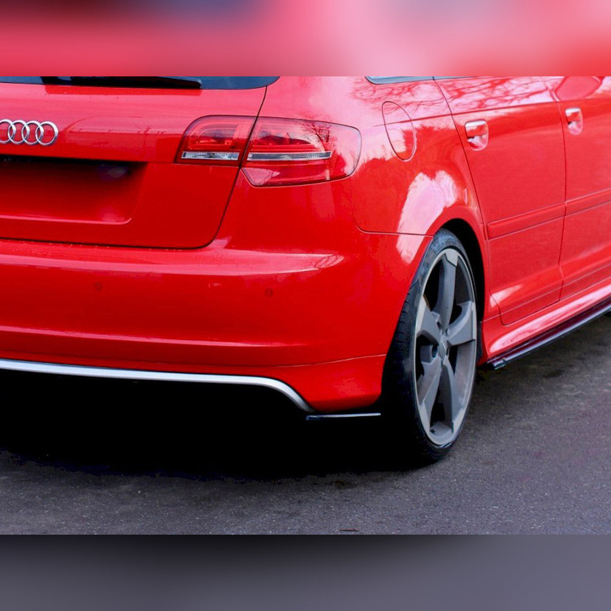 audi rs3 8p 2011 2012 maxton rear side splitters
