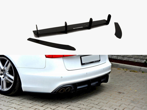 Audi - A6 S Line C7: Maxton Rear Diffuser &amp; Rear Side Splitters