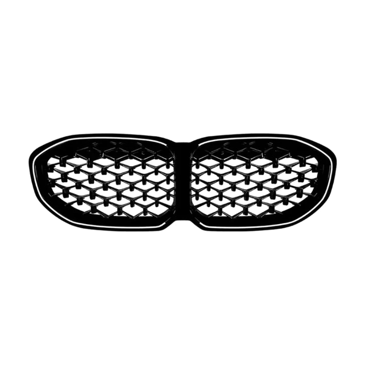 1 series f40 gloss black diamond led front grill 20 24