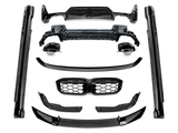 3 series g20 facelift gloss black lci mp aerokit m performance 22