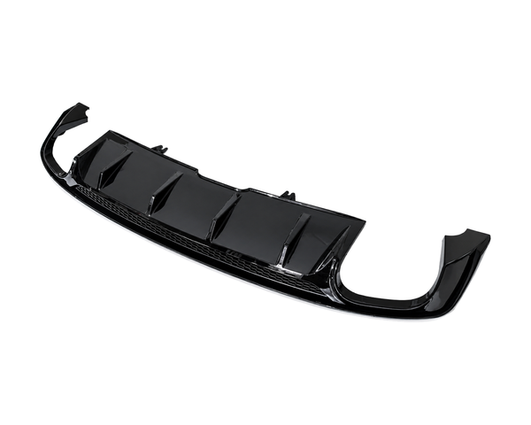 a5 b9 gloss black rs5 style rear diffuser without tips 16 19