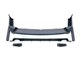 Transporter T6 Gloss Black Rear Bumper Diffuser