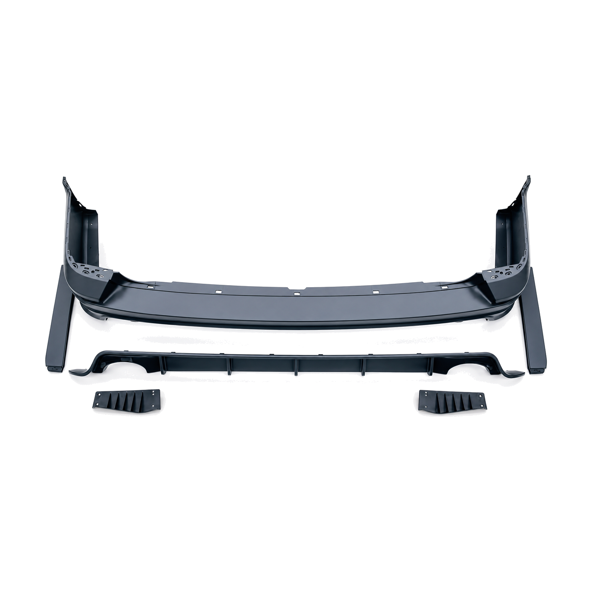 Transporter T6 Gloss Black Rear Bumper Diffuser