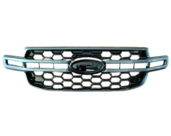 Ranger - T9: Gloss Black Badgeless Grill 23+