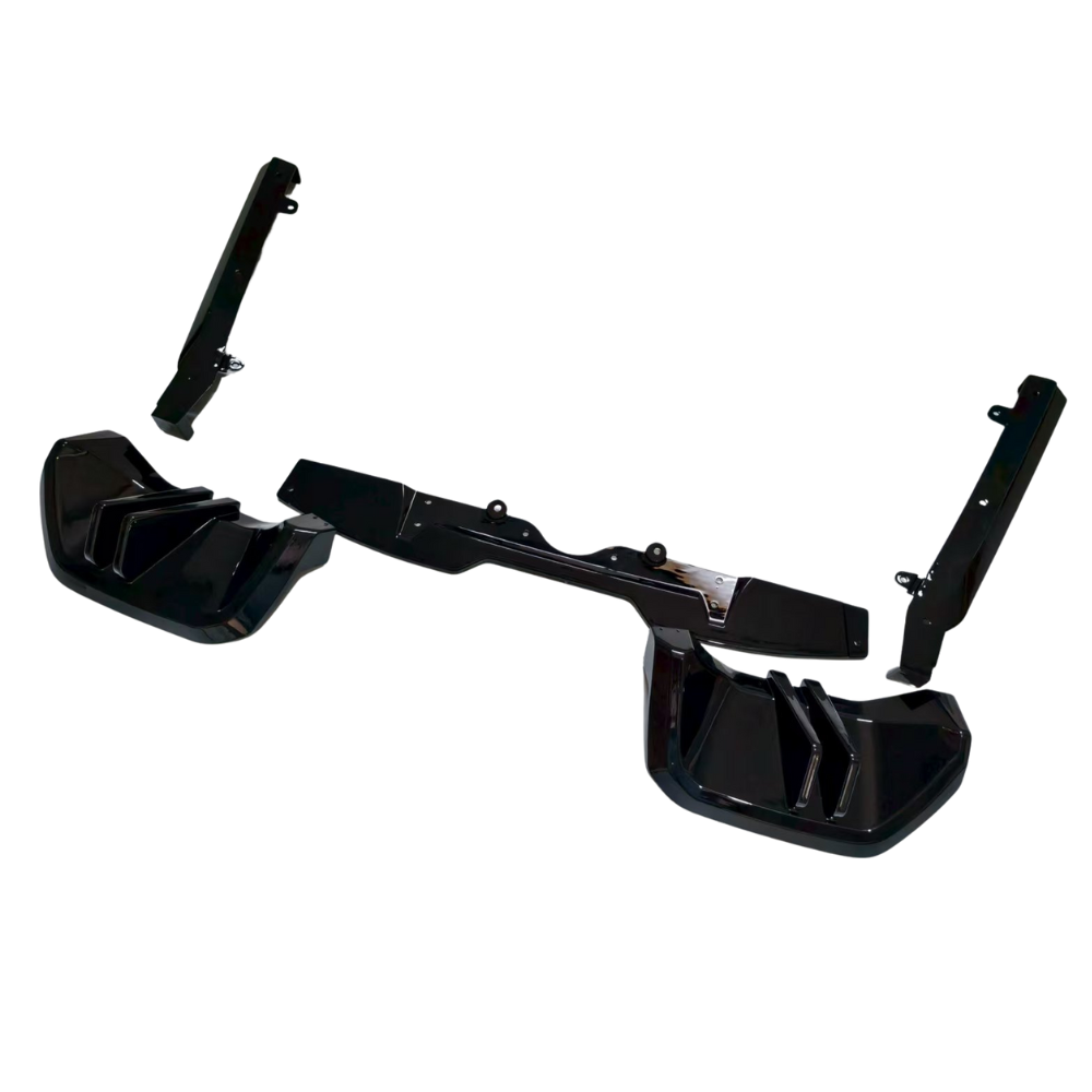 5 Series - G60 Gloss Black Rear Diffuser V2 Style 24+