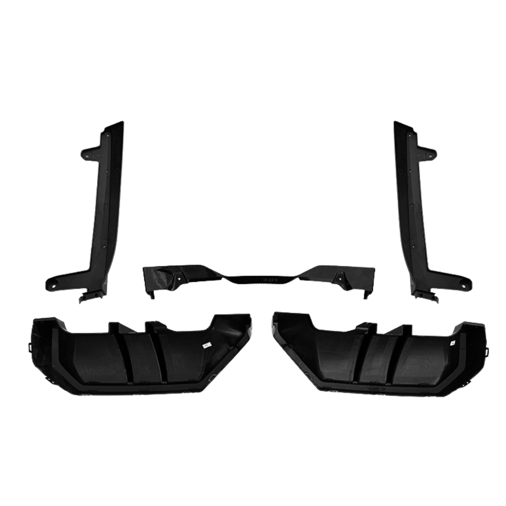 5 Series - G60: Gloss Black Rear Diffuser V1 Style 24+