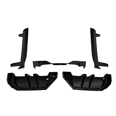 5 Series - G60: Gloss Black Rear Diffuser V1 Style 24+