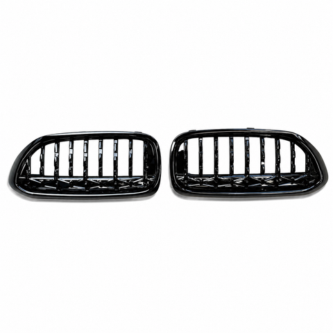 5 Series - G30/G31 Pre-Facelift: Gloss Black Diamond Grill 17-20