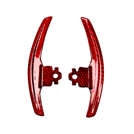 4 Series - F32/F33:  Red Carbon Fibre Paddle Shifters 14-20