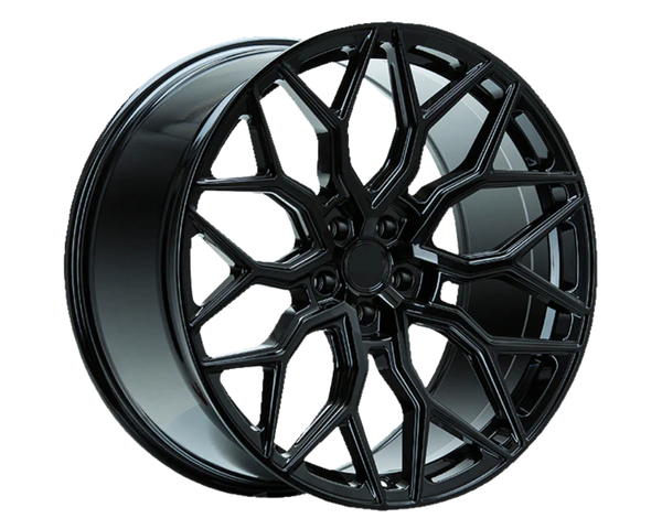 Ford Transit Custom - MK1: Gloss Black Multi Spoke Style Alloy Wheels