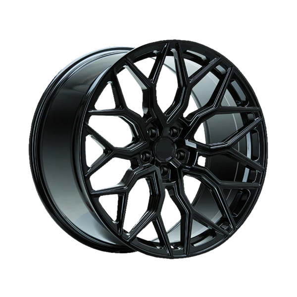 Ford Transit Custom - MK1: Gloss Black Multi Spoke Style Alloy Wheels