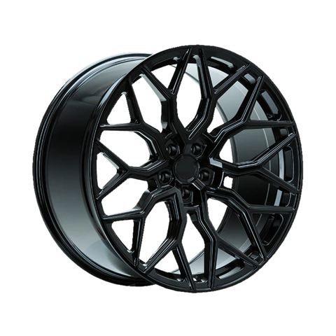 Ford Transit Custom - MK1: Gloss Black Multi Spoke Style Alloy Wheels