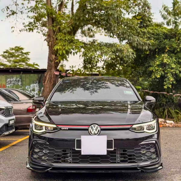 Golf - MK8 GTI/GTD/R-Line: Gloss Black Front Splitter 20-24