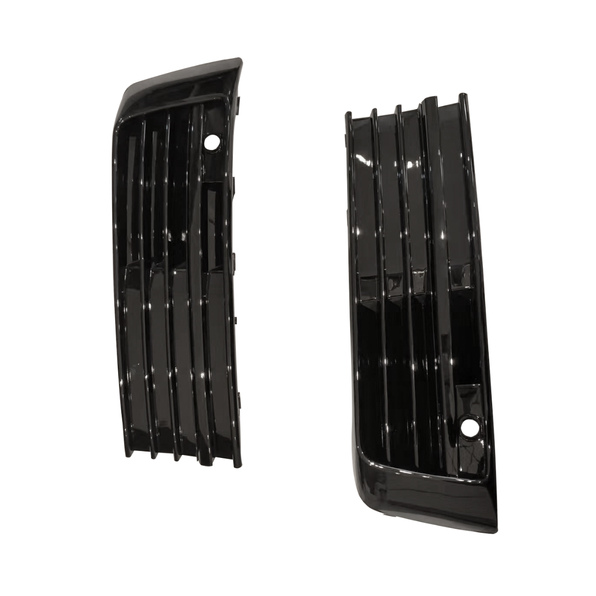 Transporter - T6: Gloss Black Lower Outer Grill with Sensor 15-19